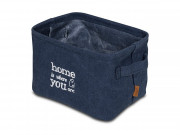 tárolókosár - Stonewashed canvas navy Stonewashed canvas navy